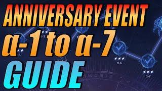 Anniv Event α-1 to α-7 Guide I Watcher of Realms