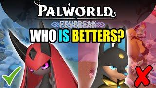 Palworld Splatterina is Broken Better than Anubis? Amazing New Base Pals in Feybreak Update Tips