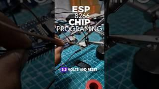 Programming esp8266 chip with a esp development board simple method #esp8266  #arduino #electronics