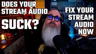 Fix Your Stream Audio NOW -  OBS Studio Mic Settings