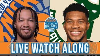 Live: Milwaukee Bucks vs New York Knicks Watch-Along and Scoreboard || Post Game Analysis