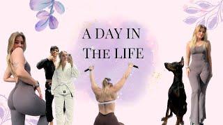 A DAY IN THE LIFE ! try-on, workout and more