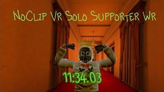 NoClip Vr Speedrun Solo Supporter WR (11:34.03)