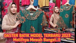 DASTER BATIK MODEL TERBARU 2023.., Motifnya Mewah Bangett.., @dedylaris_batik