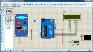 Gps based vibration alert system Proteus simulation