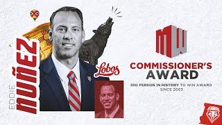 Eddie Nuñez Receives Mountain West Commissioner's Award