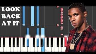 A Boogie Wit Da Hoodie - Look Back At It (Piano Tutorial)