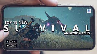 Top 18 BEST NEW Survival Games for Android & iOS in 2023 | W High Graphics ONLINE & OFFLINE