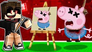 Tout ce que je DESSINE devient REEL sur Minecraft ! Je TUE le frère de PEPPA PIG ...