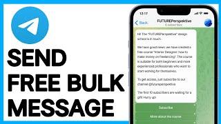 How To Send Bulk Message on Telegram Free
