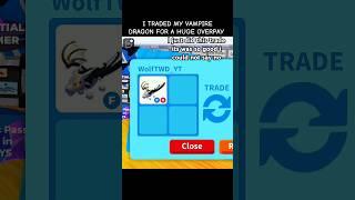 Trading My Vampire Dragon In Adopt Me #roblox #shorts #fyp #adoptme #trading #shortsviral