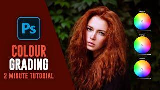 How to Colour Grade Using The Camera Raw Filter in Photoshop CC #2MinuteTutorial