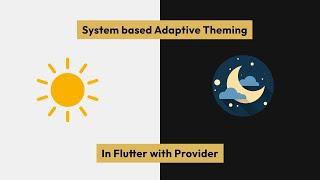 How to add Dark mode in Flutter with Provider | Shared Preferences | Adaptive Theming