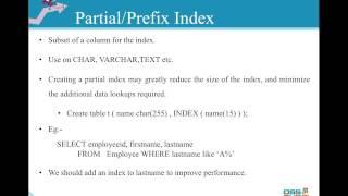 MariaDB   MySQL Indexing Best Practices