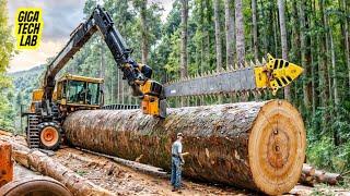 20 Incredible Fastest Big Chainsaws Machines For cutting Trees  | Giga Tech Lab