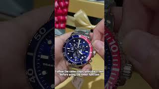 Teaching Video About How To Adjust Tissot Seastar 1000 Chronograph Quartz∣IG-Tissotklia2