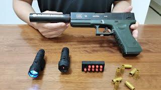 Glock Shell Ejection Soft Bullet Toy Gun Review 2021 - Does It Work?