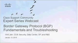 Live Webcast: Border Gateway Protocol (BGP) Fundamentals and Troubleshooting