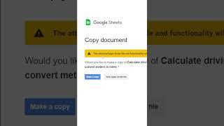 How to Get the Driving Distance between Locations in Google Sheets #shorts