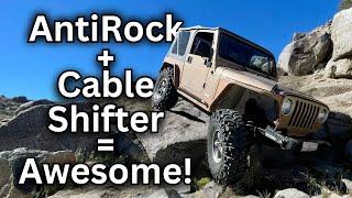 No lift TJ Gets an Antirock and A Cable Shifter!