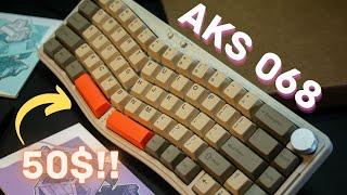 AJAZZ AKS068 PRO ALICE MECHANICAL KEYBAORD - REVIEW - THE CHEAPEST ALICE KEYBOARD IN THE MARKET!