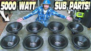 EXO's 5000 Watt Subwoofer RECONES w/ 18" PSI Car Audio Platform 5 (BIGGEST VERSION) Sub Rebuild Kit