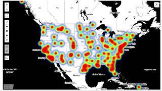 Leafmap - Creating heat map from csv with a single line of code