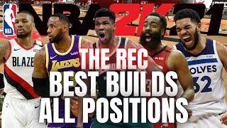 NBA 2K21 Best Builds for THE REC! No Audio.