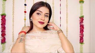 Easy Festive / Diwali Makeup Look ft. @lorealparisindia | Long Lasting Makeup | Nidhi Chaudhary