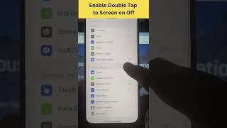 How to Enable Double Tap to Lock iPhone | Double Tap to Screen on Off