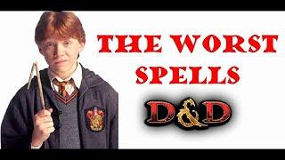 The Worst Spells in D&D