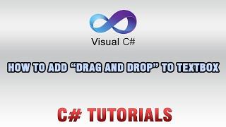 C# Tutorials - How to Add Drag And Drop To TextBox