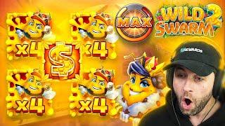 DOUBLE MAX STAGE SUPER BONUSES that PAID CRAZY on the *NEW* WILD SWARM 2!! (Bonus Buys)