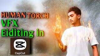 Human torch vfx editing in Capcut tutorial//in Hindhi//in urdu/#vfx_editing #capcutedit #humantorch