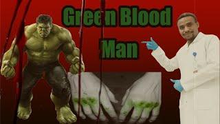 Green blood man