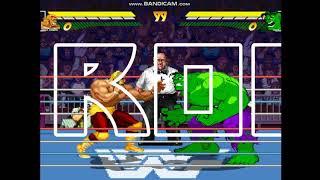 Hulk Hogan vs Incredible Hulk mugen