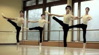 5th year boys ballet exam in Bolshoi Ballet Academy