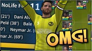 SCORE WITH EVERY PLAYER CHALLENGE 100 RATED TEAM EDITION! | Dream League Socer