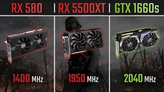 RX 580 vs RX 5500XT vs GTX 1660 Super | 1080P, 1440P and 1440P UW Gaming Benchmarks