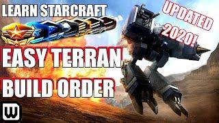 Learn Starcraft! Easy Beginner Terran Build Order Guide & Training! (Updated 2020)