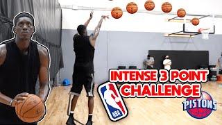 * INTENSE* NBA 3 point around the World competition | Tony Snell vs Terry Harris