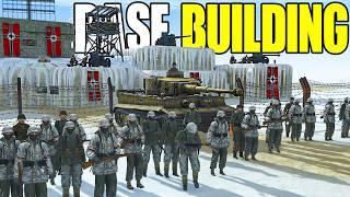 I built a WW2 GERMAN FORTRESS in NEW Base Building Mod! - Gates of Hell: Winter War