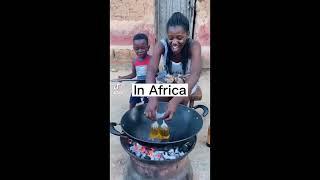 Viral African Cooking in village 