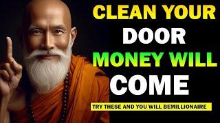 BE RICH! Clean your Door with THIS WATER and ATTRACT A LOT OF MONEY | Buddhist Teachings