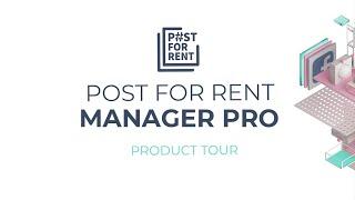 Post For Rent // Product tour - Manager Pro