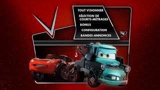 Cars Toon las Grandes Historias de Mate DVD Menu en inglés, francés y español