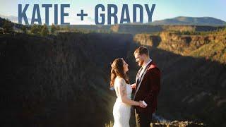 KATIE + GRADY @ Elopement Green Rock and Smith Rock