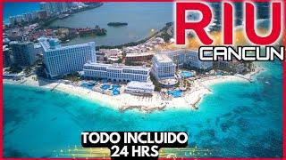 ️ Shocking! Hotel RIU CANCUN! 4K  All Inclusive 24/7 5 100% REAL GUIDE, COSTS, TIPS  BEACH 