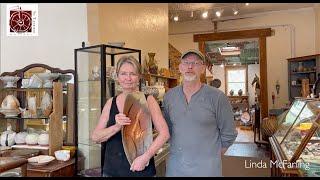 Ceramic artist Linda McFarling at In Tandem Gallery