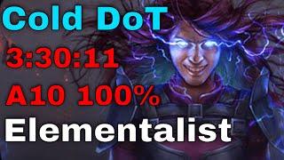 Cold DoT Elementalist Leveling SSF - All Skill Points & Labs [3.21 PoE]